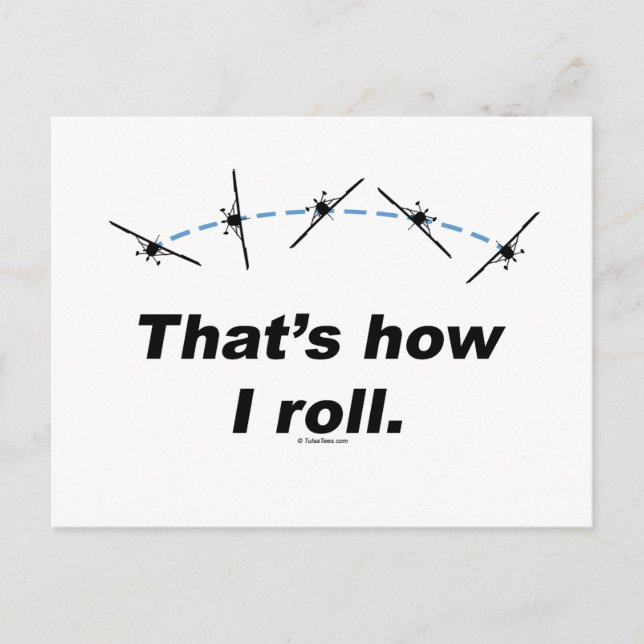 Carte Postale Plan : comment rouler (Devant)