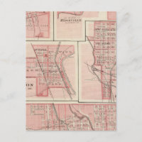 Plan de Cambridge City, Wayne Co avec Newport