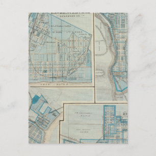 Carte Postale Plan de Lawrenceburgh