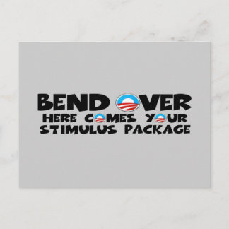 Carte Postale Plan de relance anti-Obama