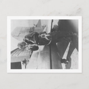 Carte Postale Plan d'embarquement pilote Howard Hughes en entier