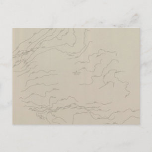 Carte Postale Plan des murs d'argile de la nouvelle mine Almaden