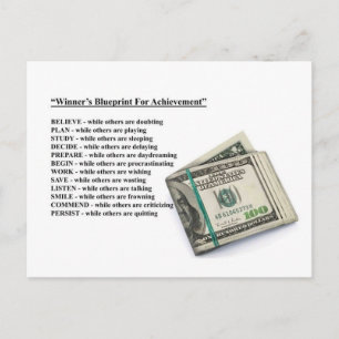 Carte Postale plan directeur des gagnants