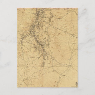 Carte Postale Plan du district de Washoe, Nevada