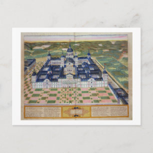 Carte Postale Plan du monastère d'El Escorial, de 'Civita