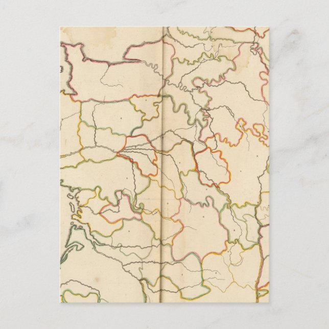 Carte Postale Plan France Reivers (Devant)