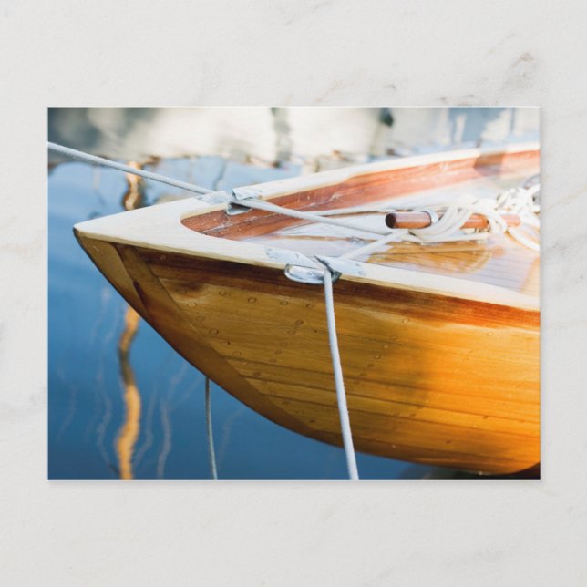 Carte Postale Plan rapproché sur attaché le bateau (Devant)