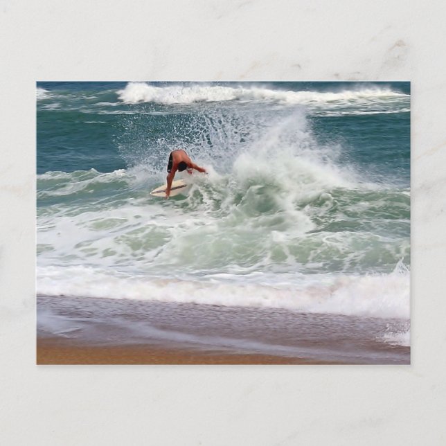 Carte Postale Planchade à skimboard par Shirley Taylor (Devant)