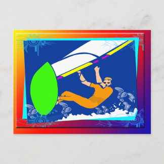 Carte Postale Planche à voile