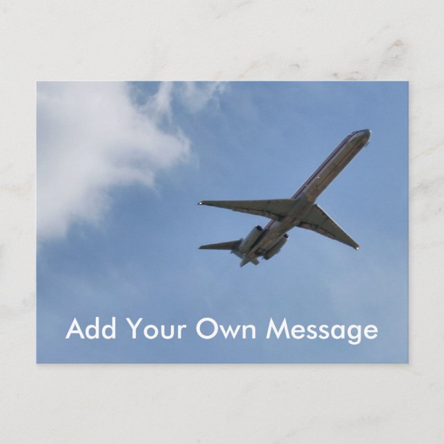 Carte postale Plane (Devant)