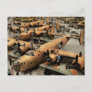 Carte Postale Plane - Factory - The Great Liberator 1943