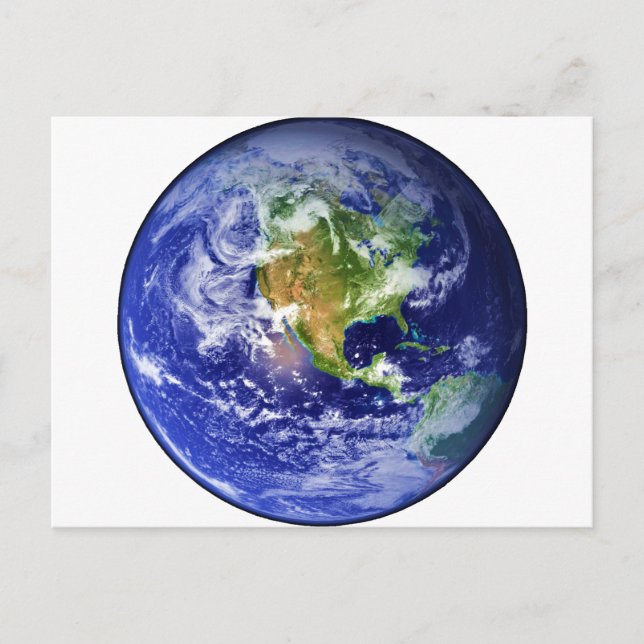 Carte Postale PLANET EARTH v3 (système solaire) ~ (Devant)