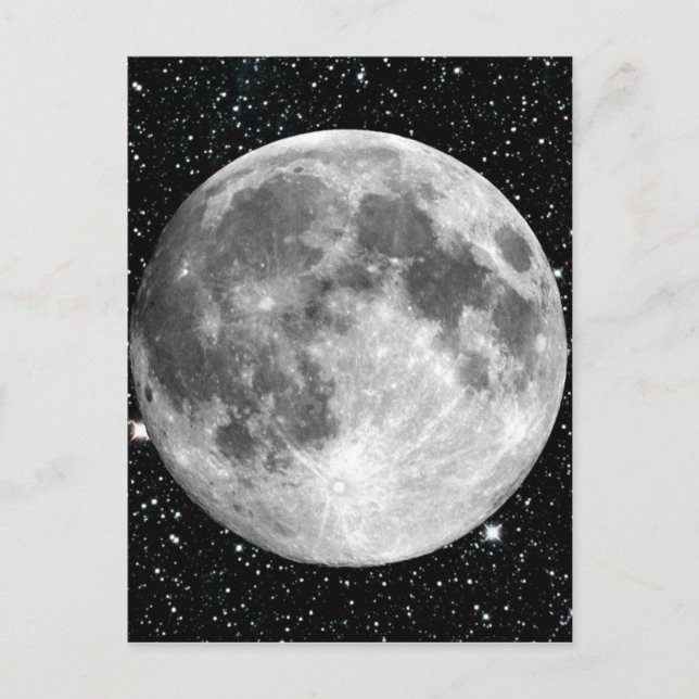 Carte Postale PLANET EARTH'S MOON star arrière - plan (système s (Devant)