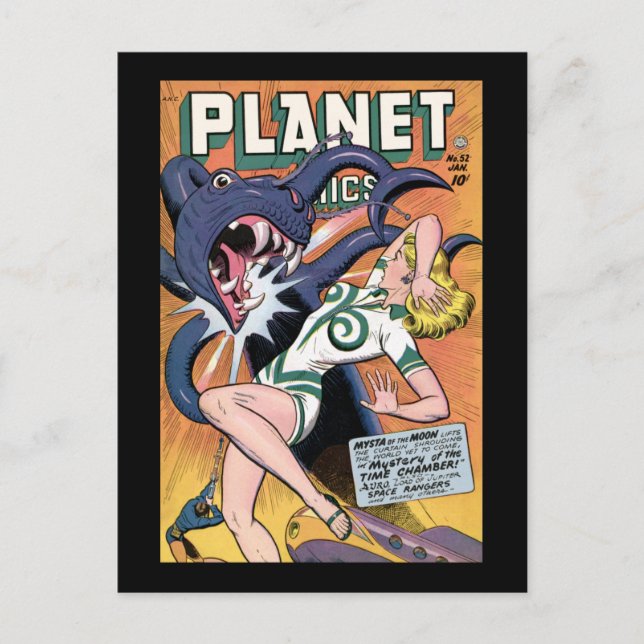 Carte Postale Planète Comics No 52 (Devant)