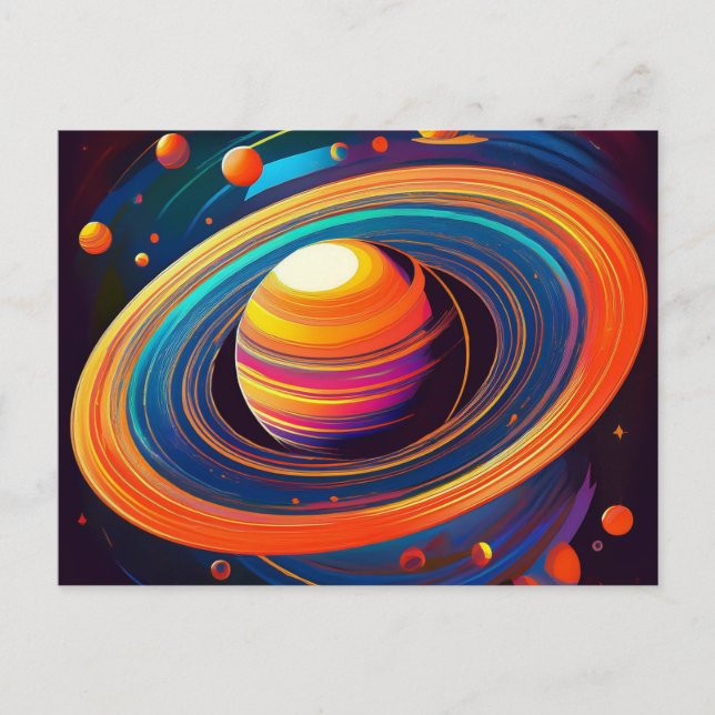 Carte Postale planète IA (Devant)