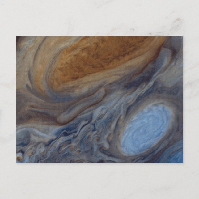 Carte Postale Planète Jupiter Great Red Spot (Devant)