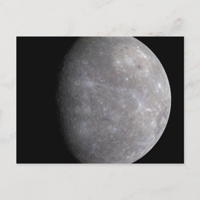Carte Postale Planète Mercure dans l'espace (Devant)