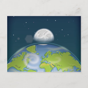 Carte Postale Planète Terre