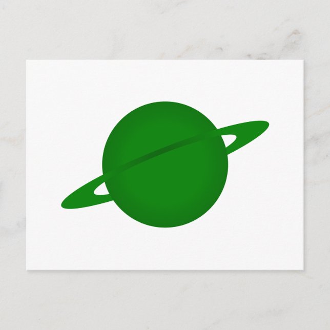 Carte Postale Planète verte (Devant)