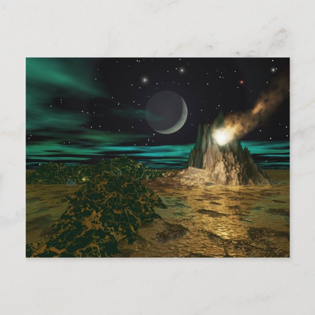 Carte Postale Planète Volcano (Devant)