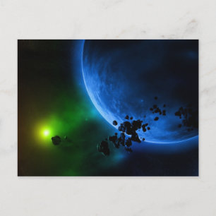 Carte Postale Planètes Aliens