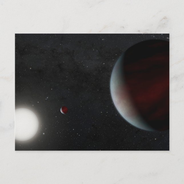 Carte Postale Planètes en orbite autour de l'étoile semblable au (Devant)