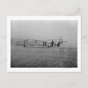 Carte Postale Planeur préparé pour le vol par