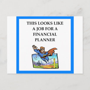 CARTE POSTALE PLANIFICATEUR FINANCIER