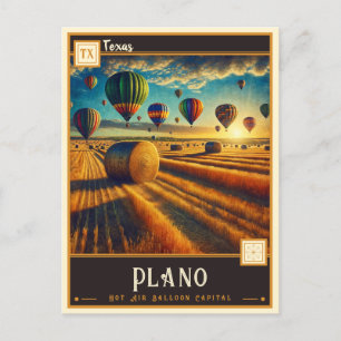 Carte Postale Plano, Texas   VINTAGE