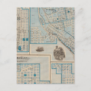 Carte Postale Plans de Fort Dodge, Humboldt