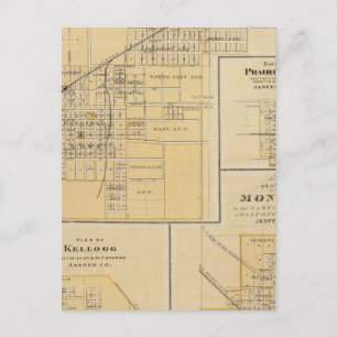 Carte Postale Plans de Newton, Prairie City