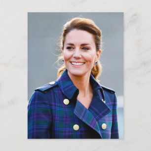 Carte Postale Plaque bleue Princess Kate stylisée