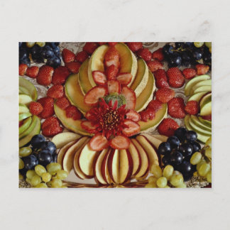 Carte Postale Plaque de fruits