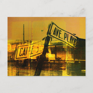 Carte Postale Plaque de rue