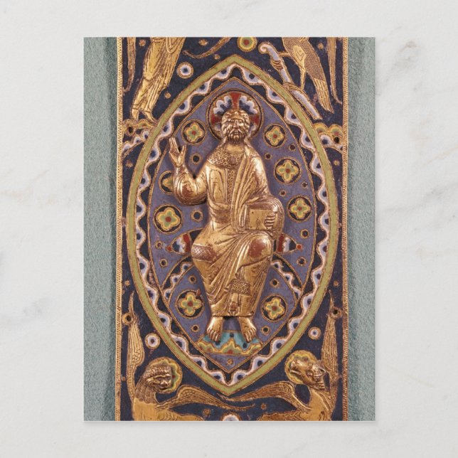 Carte Postale Plaque Reliquaire représentant le Christ (Devant)