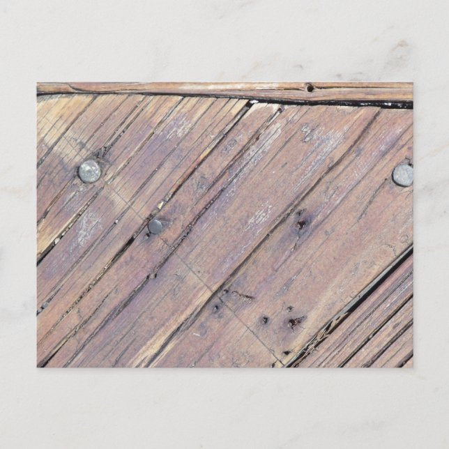 Carte Postale Plaque texturée en bois patiné (Devant)
