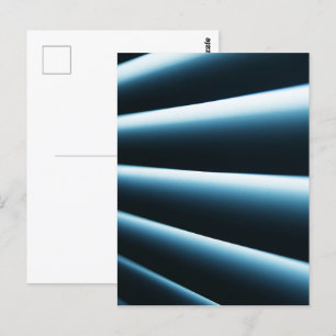 Carte Postale Plaques bleues abstract