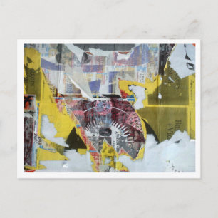 Carte Postale Plaques déchirées