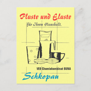 Carte Postale Plaste und Elaste DDR