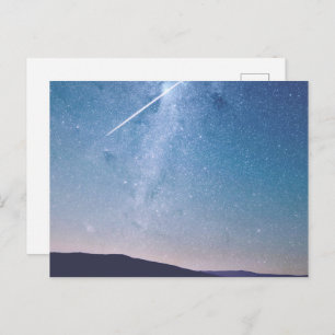 Carte postale plat avec vue sur la mer moderne