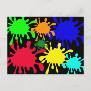 Carte Postale Plat d'encre