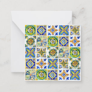 Carte postale plate sicilienne - À plat
