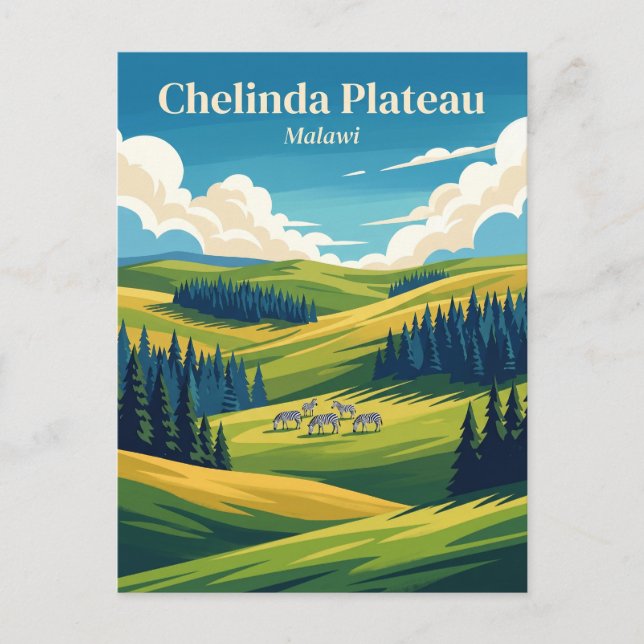 Carte Postale Plateau de Chelinda Malawi (Devant)