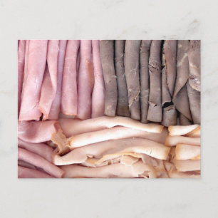 Carte Postale Plateau de Turquie de jambon de boeuf