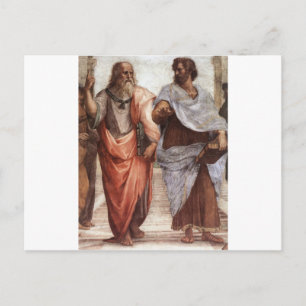 Carte Postale Platon et Aristote