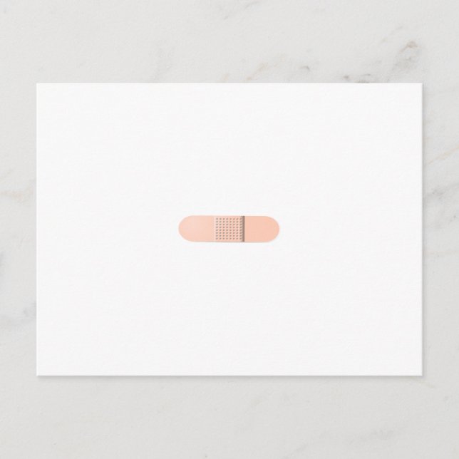 Carte Postale Plâtre collant (Devant)