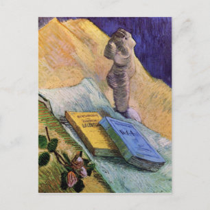 Carte Postale Plâtre Statuette Rose 2 Romans Van Gogh Art