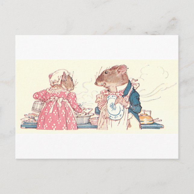 Carte Postale Plats Mice Doing (Devant)