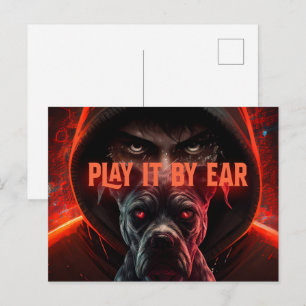 Carte Postale Play it by ear