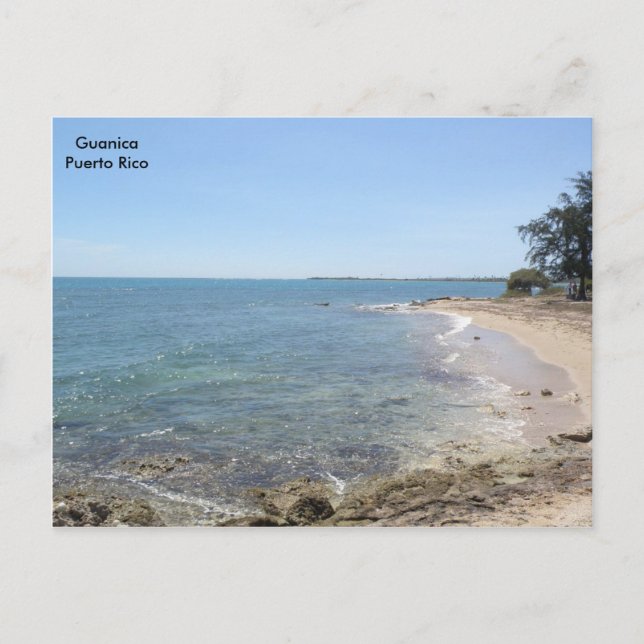 Carte Postale Playa en Mar Caribe Guanica (Devant)